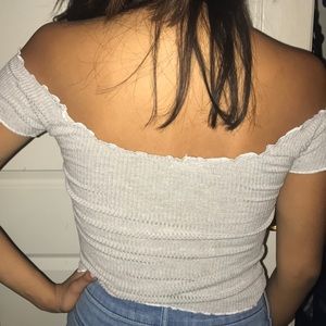Brandy Melville Tops - Brandy Melville off the shoulder blouse Brandy Melville Tops - Brandy Melville off the shoulder blouse